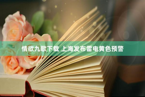 情欲九歌下载 上海发布雷电黄色预警