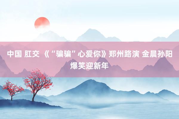 中国 肛交 《“骗骗”心爱你》郑州路演 金晨孙阳爆笑迎新年