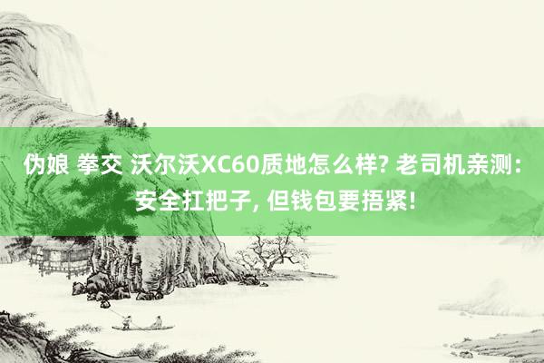伪娘 拳交 沃尔沃XC60质地怎么样? 老司机亲测: 安全扛把子， 但钱包要捂紧!
