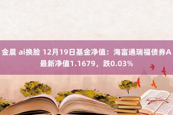 金晨 ai换脸 12月19日基金净值：海富通瑞福债券A最新净值1.1679，跌0.03%