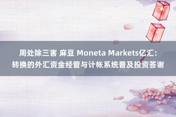 周处除三害 麻豆 Moneta Markets亿汇：转换的外汇资金经管与计帐系统普及投资答谢