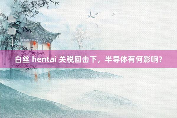 白丝 hentai 关税回击下，半导体有何影响？