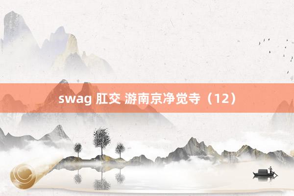 swag 肛交 游南京净觉寺（12）