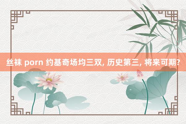 丝袜 porn 约基奇场均三双， 历史第三， 将来可期?