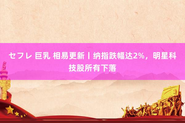セフレ 巨乳 相易更新丨纳指跌幅达2%，明星科技股所有下落
